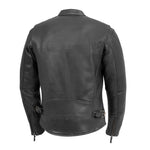 C213 MENS SCOOTER LEATHER JACKET