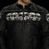 C243 MENS SCOOTER LEATHER JACKET