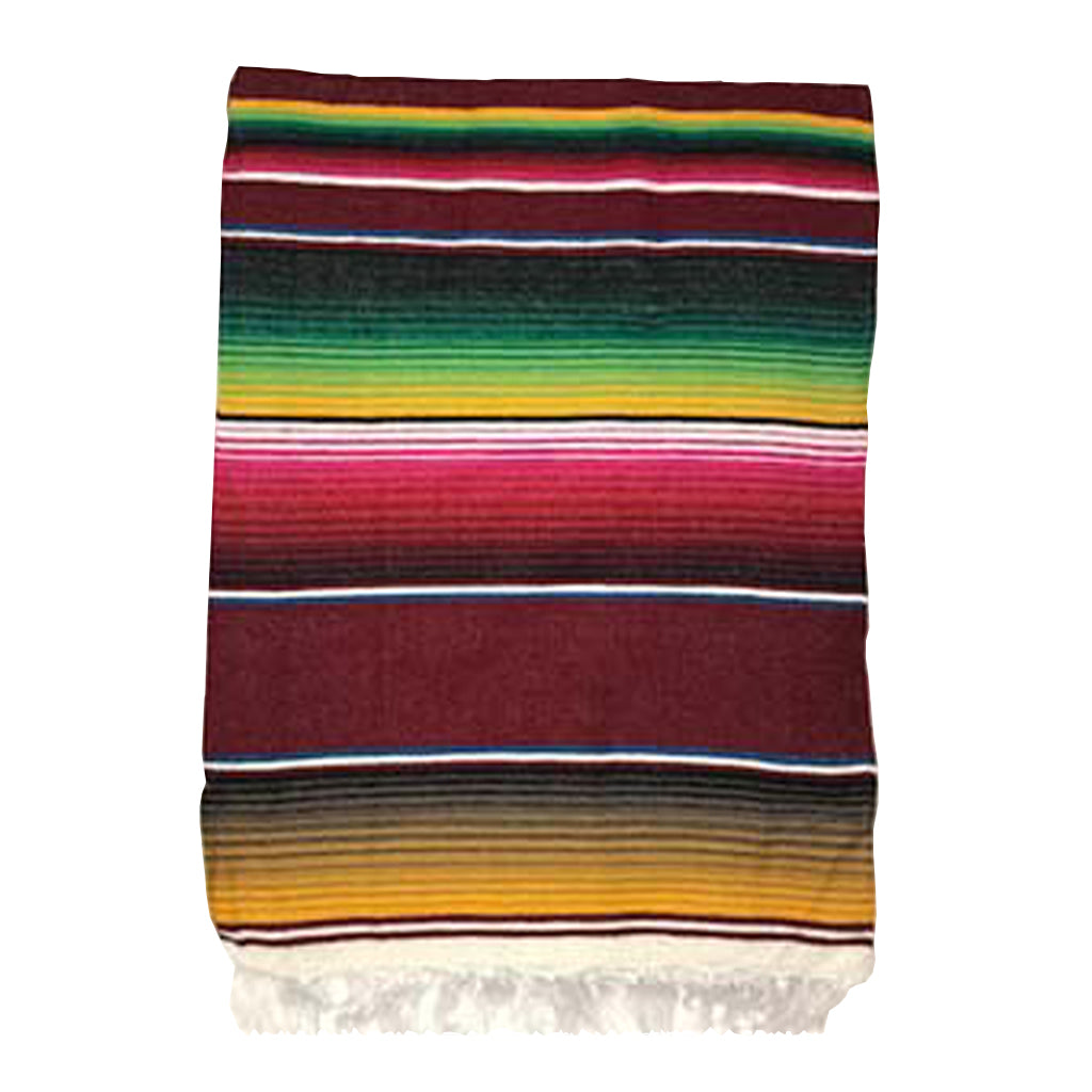 SERAPE MEXICAN STYLE BLANKET – San Diego Leather