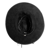 WESTERN LEATHER COWBOY HAT