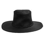 WESTERN LEATHER COWBOY HAT