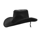 WESTERN LEATHER COWBOY HAT