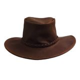 WESTERN LEATHER COWBOY HAT