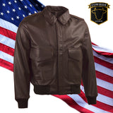 FLYING TIGERS MEN'S A2 AIR FORCE JACKET (Cowhide)