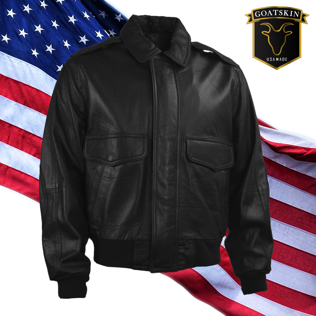 LADIES CP1 PILOT JACKET (Goatskin) – San Diego Leather
