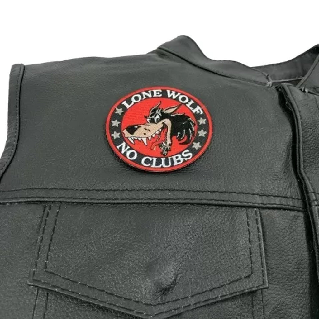 Lone wolf biker vest on sale