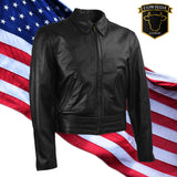 MEN'S POLICE B JACKET (Cowhide)