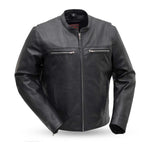 C215 MENS SCOOTER LEATHER JACKET
