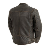 C277 MENS SCOOTER LEATHER JACKET