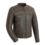 C278 MENS SCOOTER LEATHER JACKET