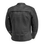 C295 MENS SCOOTER LEATHER JACKET