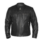 C6903 MENS SCOOTER LEATHER JACKET