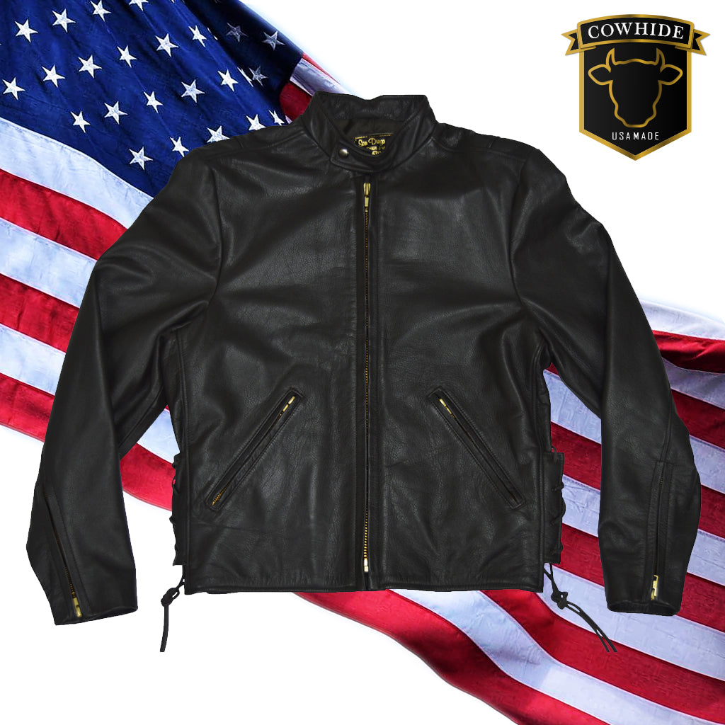 USA MADE MENS MOTORCYCLE JACKETS – San Diego Leather
