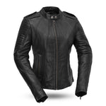 LB104 LADIES SCOOTER LEATHER JACKET