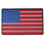 10" X 6.25"  USA FLAG PATCH REFLECTIVE RWB