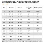 C262 MENS SCOOTER LEATHER JACKET