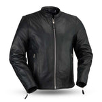 C202 MENS LEATHER SCOOTER JACKET