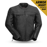 C262 MENS SCOOTER LEATHER JACKET