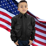 KIDS A2 AIRFORCE LEATHER JACKET