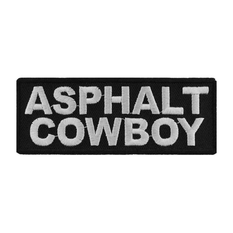 4" X 1.5" ASPHALT COWBOY PATCH
