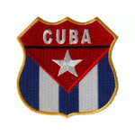 2.75" X 2.75" CUBA FLAG SHIELD PATCH