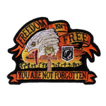 4" X 3" FREEDOM ISN'T FREE EAGLE PATCH